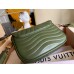 Louis Vuitton New Wave Multi-Pochette Bag In Green Leather M56471
