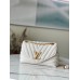 Louis Vuitton LV New Wave Chain MM Bag In White Leather M58549