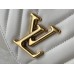 Louis Vuitton LV New Wave Chain MM Bag In White Leather M58549