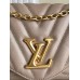 Louis Vuitton LV New Wave Chain MM Bag In Taupe Leather M58550