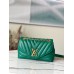 Louis Vuitton LV New Wave Chain MM Bag In Green Leather M58664 Louis Vuitton LV New Wave Chain MM Bag In Green Leather M58664