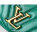 Louis Vuitton LV New Wave Chain MM Bag In Green Leather M58664 Louis Vuitton LV New Wave Chain MM Bag In Green Leather M58664