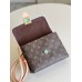 Louis Vuitton Locky BB Bag In Monogram Canvas with Shearling M46318 Louis Vuitton Locky BB Bag In Monogram Canvas with Shearling M46318