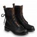 Louis Vuitton Metropolis Flat Ranger Boots In Black Leather