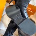 Louis Vuitton Metropolis Flat Ranger Boots In Black Leather