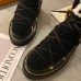 Louis Vuitton Beaubourg Ankle Boots in Black Leather with Shearling Louis Vuitton Beaubourg Ankle Boots in Black Leather with Shearling