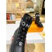 Louis Vuitton Territory Flat Ranger Boots In Black Leather Louis Vuitton Territory Flat Ranger Boots In Black Leather