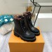 Louis Vuitton LV Beaubourg Ankle Boots In Black Leather