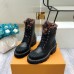 Louis Vuitton LV Beaubourg Ankle Boots In Black Leather