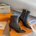 Louis Vuitton Rotary Ankle Boots In Black Calfskin