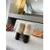 Louis Vuitton Silhouette Ankle Boots In Shearling