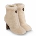 Louis Vuitton Silhouette Ankle Boots In Shearling