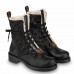 Louis Vuitton Metropolis Flat Ranger Boots with Shearling