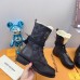 Louis Vuitton Metropolis Flat Ranger Boots with Shearling