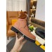 Louis Vuitton Brown Territory Flat Ranger Boots with Shearling