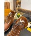 Louis Vuitton Brown Territory Flat Ranger Boots with Shearling