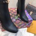 Louis Vuitton Silhouette Ankle Boots In Black Calfskin Louis Vuitton Silhouette Ankle Boots In Black Calfskin