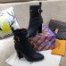 Louis Vuitton Silhouette Ankle Boots In Black Calfskin Louis Vuitton Silhouette Ankle Boots In Black Calfskin
