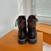 Louis Vuitton Territory Flat Ranger Boots In Black Calfskin Louis Vuitton Territory Flat Ranger Boots In Black Calfskin