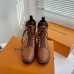Louis Vuitton Territory Flat Ranger Boots In Brown Calfskin Louis Vuitton Territory Flat Ranger Boots In Brown Calfskin