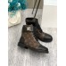 Louis Vuitton Wonderland Flat Ranger Boots In Monogram Canvas