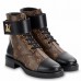 Louis Vuitton Wonderland Flat Ranger Boots In Monogram Canvas