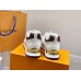 Louis Vuitton Women's Run Away Sneakers In White Leather Louis Vuitton Women's Run Away Sneakers In White Leather