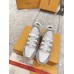 Louis Vuitton LV Archlight Sneakers in White Fabric with Metallic Leather