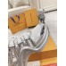 Louis Vuitton LV Archlight Sneakers in White Fabric with Metallic Leather