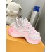 Louis Vuitton LV Archlight Sneakers in Mesh with Pink Leather