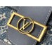 Louis Vuitton Dauphine MM Bag In Monogram Denim M59631