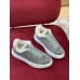 Louis Vuitton Time Out Sneakers in Grey Suede with Shearling