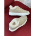Louis Vuitton Time Out Sneakers in Beige Suede with Shearling