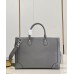 Louis Vuitton Slim Briefcase In Grey Taiga Leather M30856