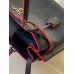 Louis Vuitton Lockme Day Tote Bag In Navy Blue Leather M53645 Louis Vuitton Lockme Day Tote Bag In Navy Blue Leather M53645