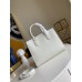Louis Vuitton Lockme Tote PM Bag In White Calfskin M55817