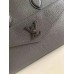 Louis Vuitton Lockme Tote PM Bag In Black Calfskin M55845