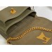 Louis Vuitton Lockme Chain PM Bag In Green Calfskin M57067 Louis Vuitton Lockme Chain PM Bag In Green Calfskin M57067