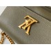 Louis Vuitton Lockme Chain PM Bag In Green Calfskin M57067 Louis Vuitton Lockme Chain PM Bag In Green Calfskin M57067
