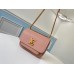 Louis Vuitton Lockme Chain PM Bag In Pink Calfskin M57071 Louis Vuitton Lockme Chain PM Bag In Pink Calfskin M57071