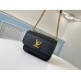 Louis Vuitton Lockme Chain PM Bag In Black Calfskin M57073 Louis Vuitton Lockme Chain PM Bag In Black Calfskin M57073