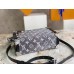 Louis Vuitton Side Trunk Bag In Grey Monogram Denim M21460