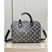 Louis Vuitton Speedy Bandouliere 25 Bag In Grey Monogram Denim M21464 Louis Vuitton Speedy Bandouliere 25 Bag In Grey Monogram Denim M21464
