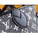 Louis Vuitton Neverfull MM Bag In Grey Monogram Denim M21465 Louis Vuitton Neverfull MM Bag In Grey Monogram Denim M21465