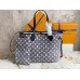 Louis Vuitton Neverfull MM Bag In Grey Monogram Denim M21465 Louis Vuitton Neverfull MM Bag In Grey Monogram Denim M21465