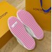 Louis Vuitton Time Out Sneakers with Pink Lace Accessories Louis Vuitton Time Out Sneakers with Pink Lace Accessories