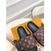 Louis Vuitton Women's Pool Pillow Flat Comfort Mules In Monogram Nylon Louis Vuitton Women's Pool Pillow Flat Comfort Mules In Monogram Nylon