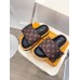 Louis Vuitton Women's Pool Pillow Flat Comfort Mules In Monogram Nylon Louis Vuitton Women's Pool Pillow Flat Comfort Mules In Monogram Nylon