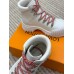 Louis Vuitton Ruby Flat Ranger Boots In White Leather