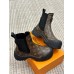 Louis Vuitton Ruby Flat Ankle Boots In Monogram Canvas